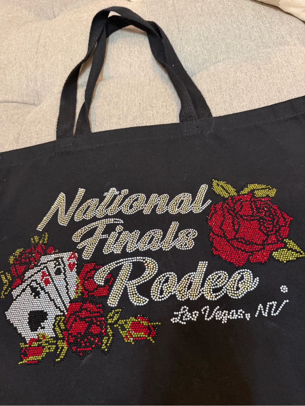Black 'National Finals Rodeo' Tote Bag - Picture 2 of 5